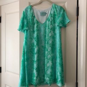 Snakeskin print Judith March dress